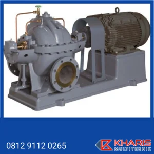 Pompa Horizontal Split case EBARA 300 x 200 CNGA Capacity 165 lps Head 45 meter Power 90 KW