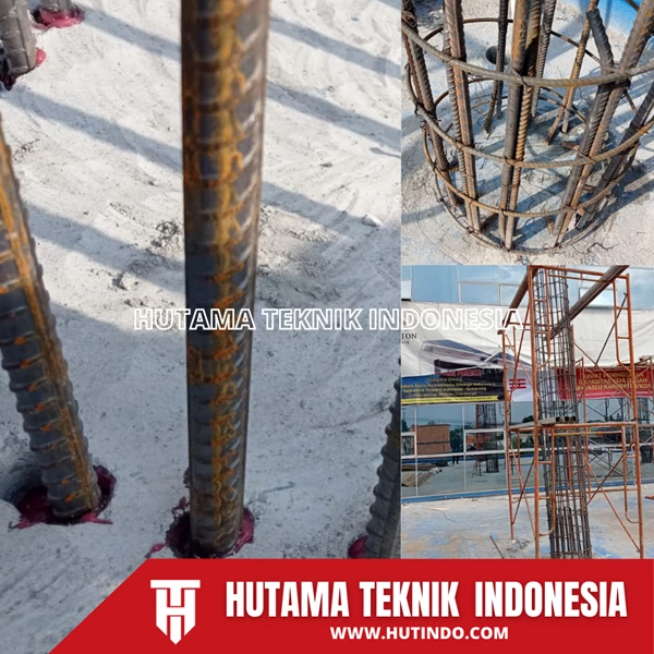 Jasa Pasang Chemical Besi Rebar By CV. Hutama Teknik Indonesia