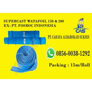 Supercast Watafoil 150 (Water Stopper) + Fosroc + Pvc Waterstop