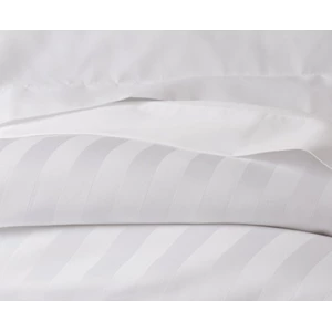 [White Sheet Material] Fabric 100% Cotton 260Tc Dobby Stripe 3Cm Width 250