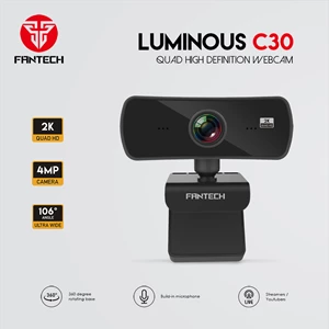 Webcam Fantech 2K 4Mp Lunimous C30 Qhd 1440P