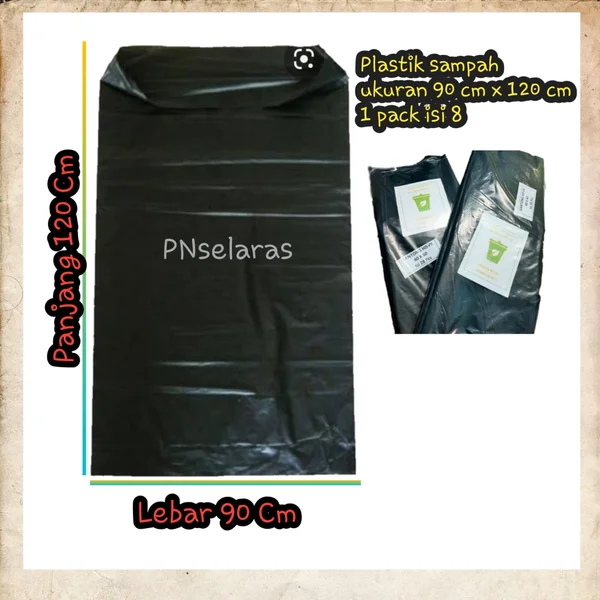 PLASTIK SAM[AH WARNA HITAM 90 X 120 CM