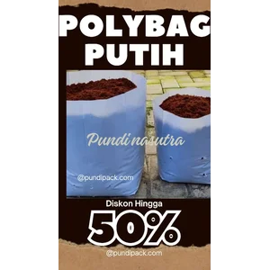 PLASTIK POLYBAG HITAM PUTIH UNTUK  TANAMAN PUPUK TERDEKAT DI BEKASI