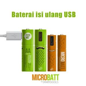 Baterai Aaa Smartoools Microbatt Battery Micro Usb Rechargeable