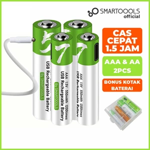 Baterai Aaa Smartoools Powerbatt Battery Type-C Rechargeable