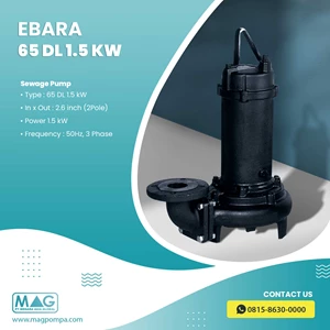 Pompa Submersible Ebara 65 DL 1.5 kW