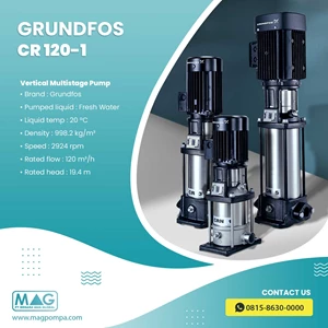 Vertical Multistage Pump Grundfos CR120-1