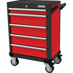Rak Barang Kennedy-Pro Red - 28” 5 Drawer Professional Roller Cabinet
