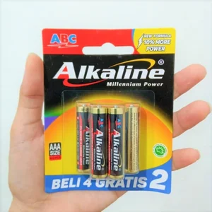 Aaa Abc Alkaline Battery Pack 6 Pcs / A3 / Battery