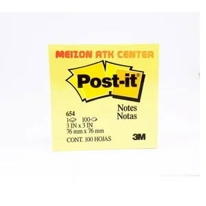 Memo Block Post It 654  (3M) - Kertas Memo & Sticky Notes