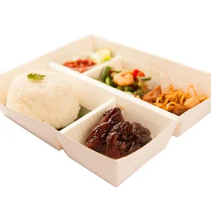 Box Styrofoam Paket Nasi Daging Tempe Pisang