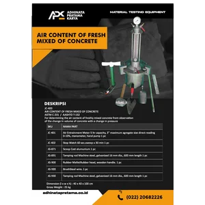 Air Content Of Fresh Mixed Of Concrete Test