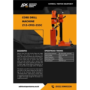 Core Drill Machine Z1z - Cf02 - 255A