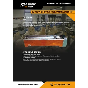 Ductility Of Bituminous Material Test Set