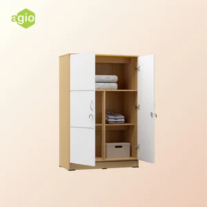 Lemari Pakaian Anak / Wardrobe / Agio Laurel Baby Locker Rack 80 - Light Walnut