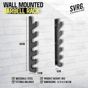 SVRG. Olympic Bar Barbell Rack - Rak Barbel Bar - Dumbell Dumbel