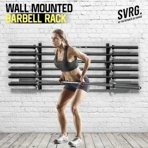 SVRG. Olympic Bar Barbell Rack - Rak Barbel Bar - Dumbell Dumbel
