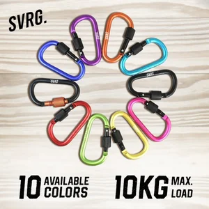 Carabiner Carrier - Karabiner Alumunium - Gantungan Tas 8Cm