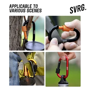 Carabiner Carrier - Karabiner Alumunium - Gantungan Tas 8Cm