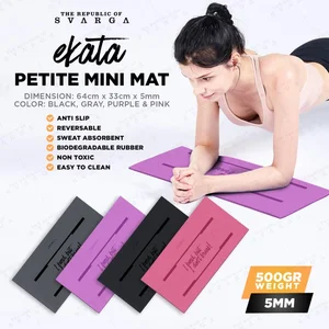 SVARGA Yoga Mat 5mm Knee Pad / Mini Mat Ekata Petite Matras Yoga Lutut