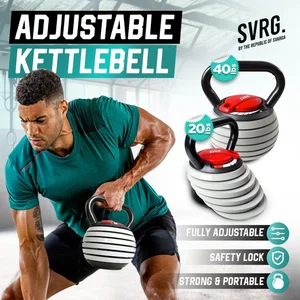 Svarga Adjustable Kettlebell - Dumbell Barbel Barbell