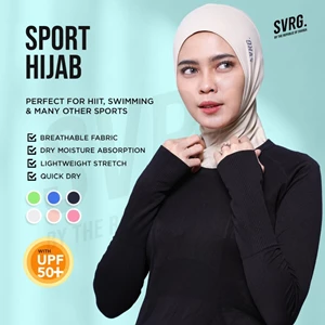 Svarga Hijab Sport - Kerudung Olahraga - Jilbab Renang - Jilbab Instan