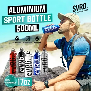 SVARGA Aluminum Sport Drinking Bottle - Sports Drinking Bottle 500 ml