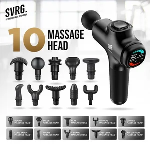SVRG. Massage Gun Pro 10 in 1 - Alat Pijat Terapi Portable - Therapy