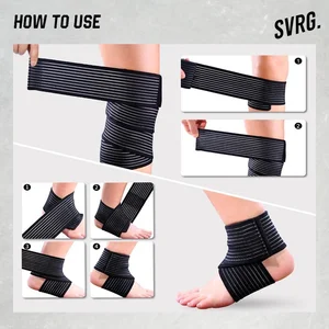 SVRG. Adjustable Knee and Elbow Support Wrap - Pelindung Siku & Lutut