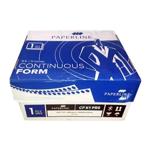 White Continuous Form Paper 1 Ply Cf K1 Prs Box
