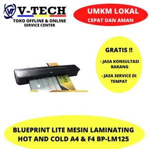 Hot And Cold Laminating Machine A4 & F4 Bp-Lm125 Vtech
