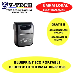 Printer Barcode Portable Bluetooth Thermal Bp-Eco58 Vtech