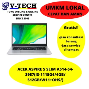 LAPTOP NOTEBOOK ACER ASPIRE 5 SLIM A514-54-39E7 Charcoal Black