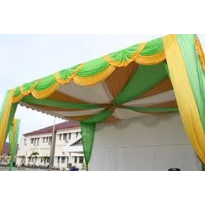The Center Party Tent And Tassel Fringe Tent Complete