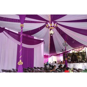 Plafon Tenda Pesta Dan Rumbai-rumbai