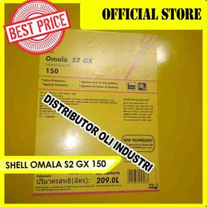 Oli Gardan SHELL OMALA S2 GX 150 - KEMASAN 209 Liter