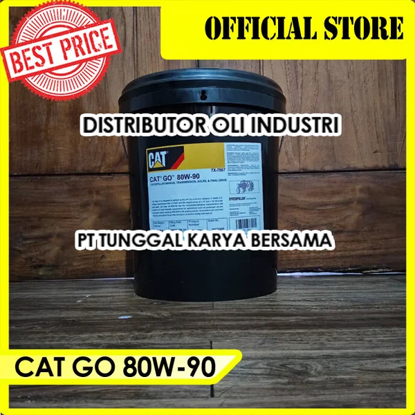 Oli Gardan Cat GO 80W-90 - Pelumas Transmisi Alat Berat Caterpillar