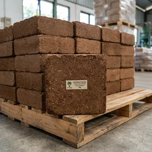 Media Tanam Cocopeat Block Low EC Cokelat Premium PT Karya Putra Mastina