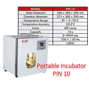 Portable Incubator PIN 10 kapasitas 10 liter