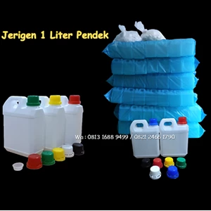 1000 ml  Short JERRY CANS  ( 1 Liter Short Jerry cans)