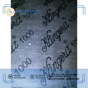 Packing Klingrit 1000 Tebal 6mm x 1.27m x 1.27m