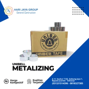 Metalizing Tape Unibel Tebal 2 Inch x 36m