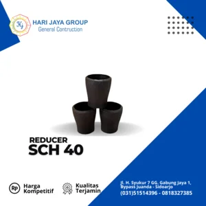 Fitting Reducer SCH 40 Ukuran 1inch x 1/2inch