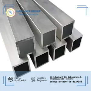 Alumunium Hollow 2mm x 50mm x 100mm