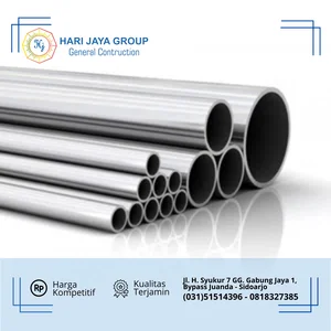 Pipa Tubing SS316 OD 10mm x 1m x 6m
