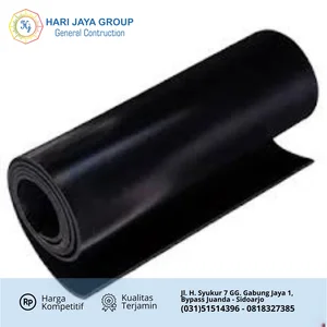 Karet Rubber Epdm Hitam tebal 3mm x 1.2mtr x 1mtr