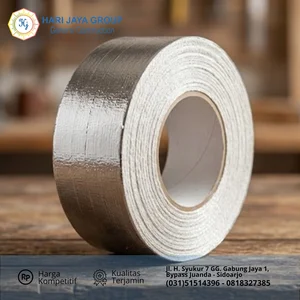 Asbes pita+ Alfoil 1 sisi tebal 3mm x 2 inch x 10 mtr