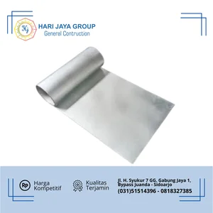 Seng Galvalum Zincalum AZ 150 tebal 0.45mm x 1.2 mtr x 25 mtr