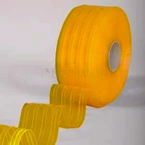 PLASTIK PVC CURTAIN ORANGE TULANG 