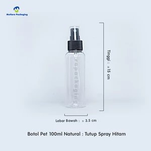 Botol SPRAY 100ml BENING - kemasan kosmetik